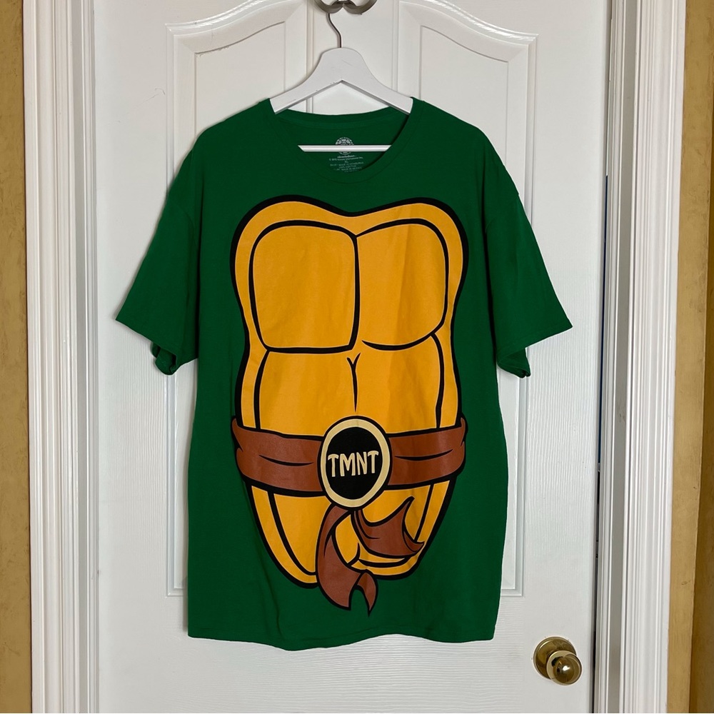 Teenage Mutant Ninja Turtles T-shirt With Cape Men's Size XL